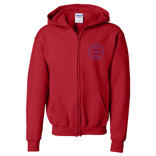 Kids - Heavy Blend™ Youth Full-Zip Hooded Sweatshirt Thumbnail